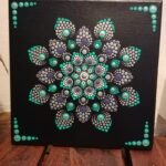 Obraz Mandala na plátně 20x20 cm