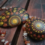 Mandala na kameni - sada