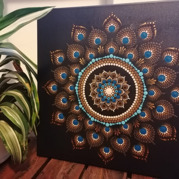Obraz Mandala na plátně 40x40 cm