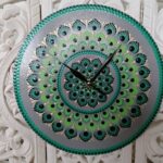 Nástěnné hodiny mandala průměr 30 cm