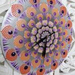 Nástěnné hodiny mandala průměr 30 cm