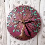 Nástěnné hodiny strom života průměr 20 cm