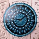 Nástěnné hodiny mandala průměr 30 cm