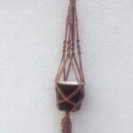 Macramé - závěs na květináč