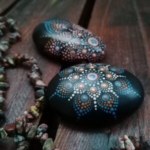 Mandala na kameni – sada