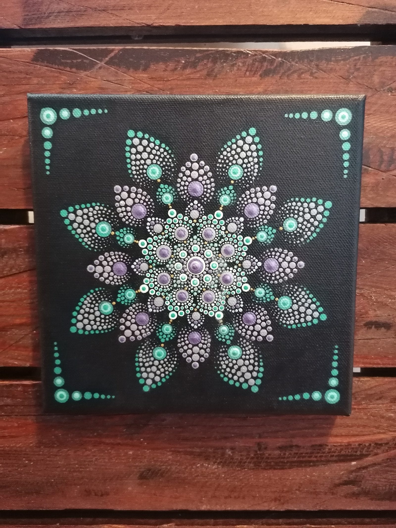 Obraz Mandala na plátně 20x20