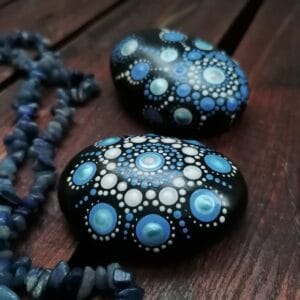 Mandala na kameni – sada