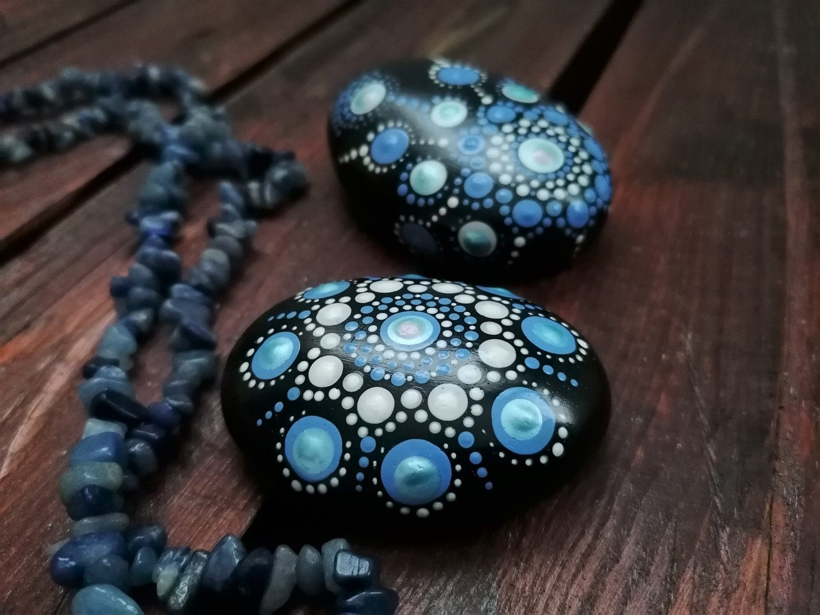 Mandala na kameni - sada
