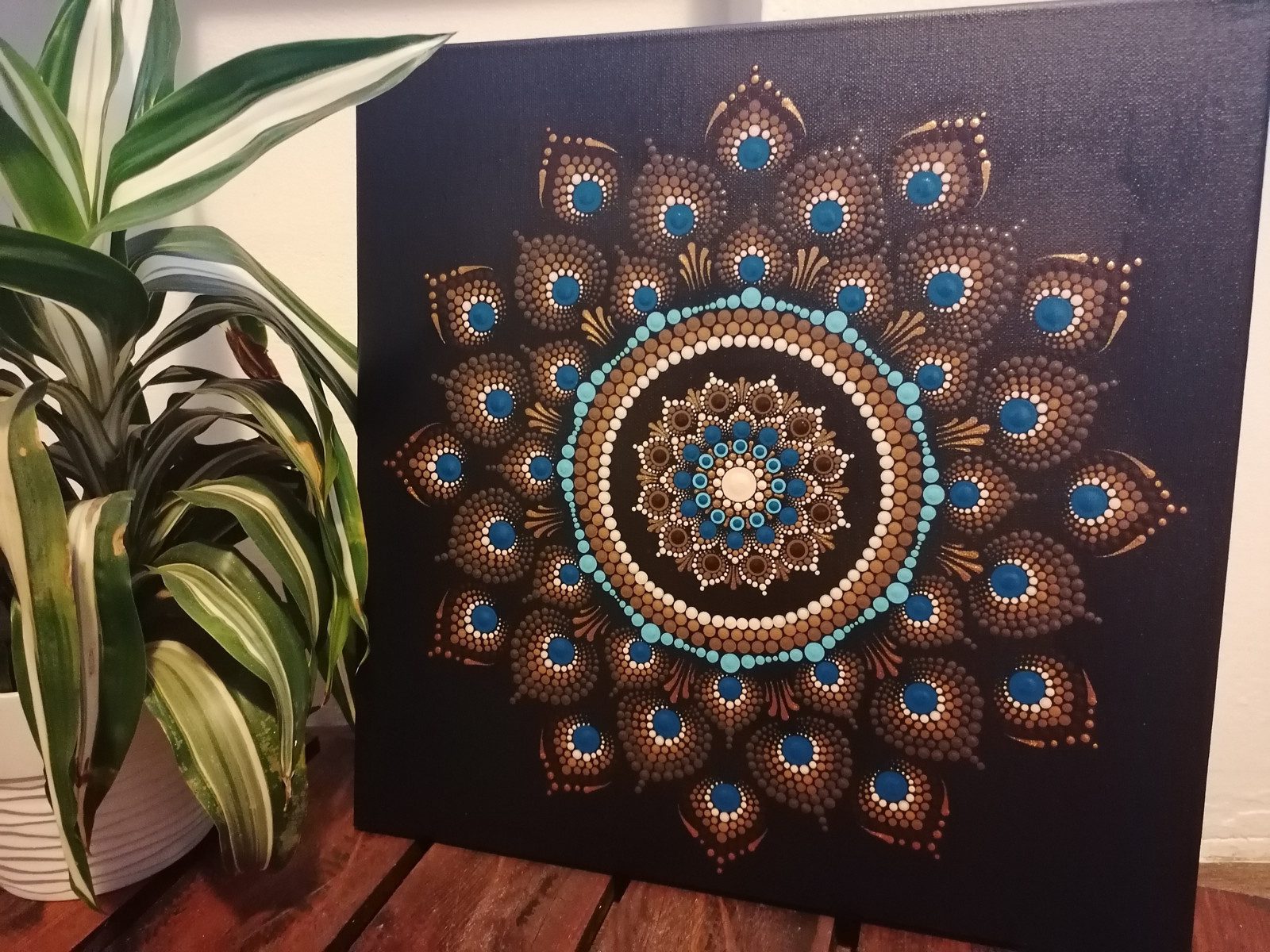 Obraz Mandala na plátně 40x40 cm