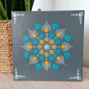 Obraz Mandala na plátně 20×20 cm