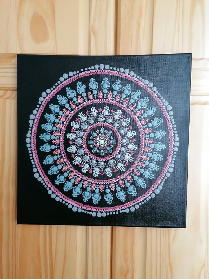 Obraz Mandala na plátně 40x40 cm