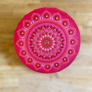 Mandala na plátně- ručně malovaný a tečkovaný obraz