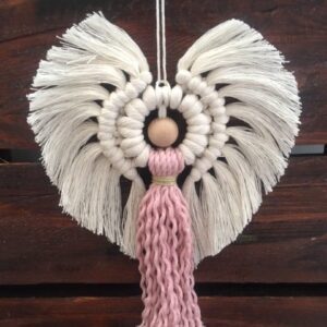 Macramé – závěs Anděl