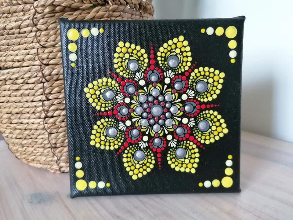 Obraz Mandala na plátně 15x15