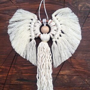 Macramé – závěs Anděl
