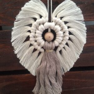 Macramé – závěs Anděl