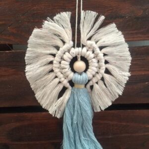 Macramé – závěs Anděl
